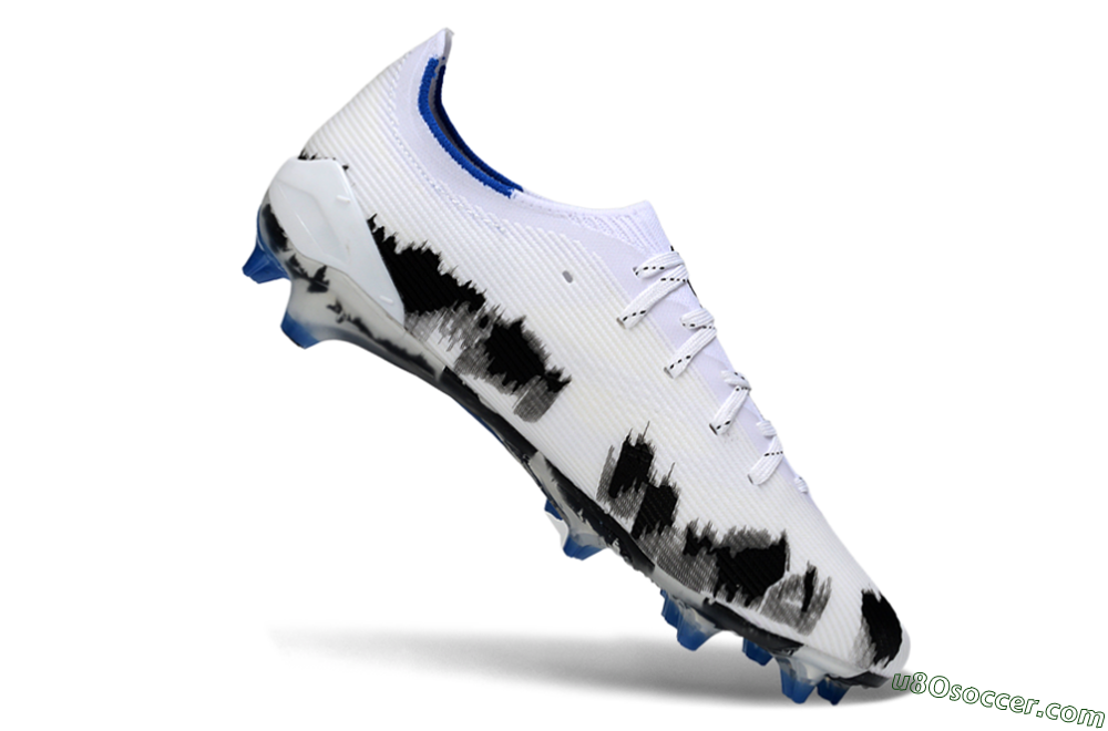 Puma Ultra Ultimate FG Firm Ground Soccer Cleats - White/Electric Blue/Black 4