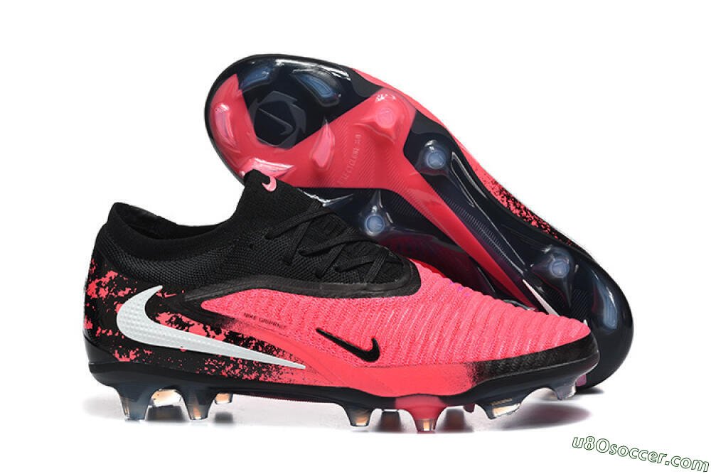 Nike Phantom 6 Elite Low FG Firm Ground Soccer Cleats - Pink/Electric Pink/Black 1