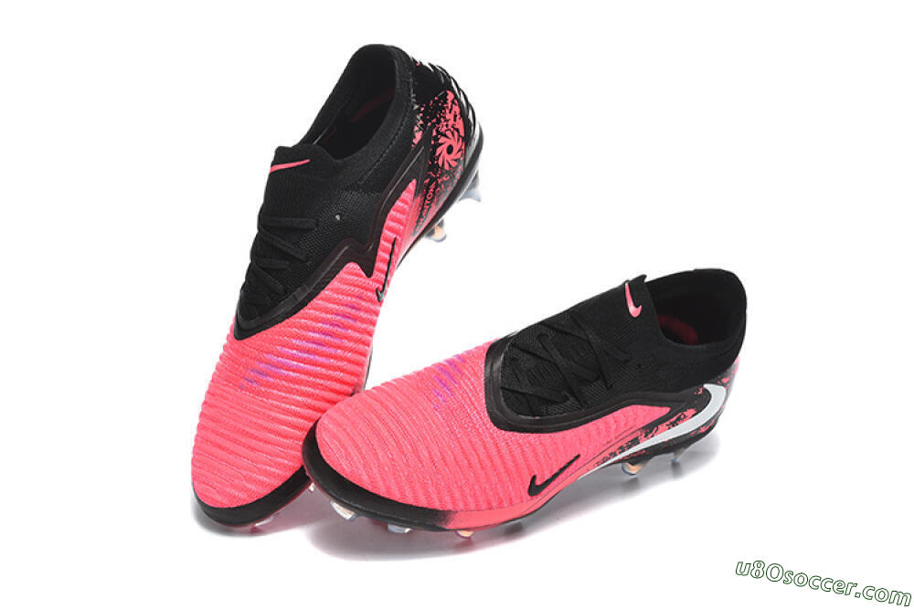 Nike Phantom 6 Elite Low FG Firm Ground Soccer Cleats - Pink/Electric Pink/Black 6