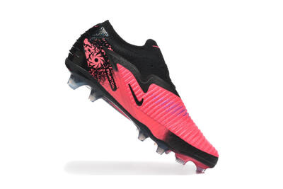 Nike Phantom 6 Elite Low FG Firm Ground Soccer Cleats - Pink/Electric Pink/Black