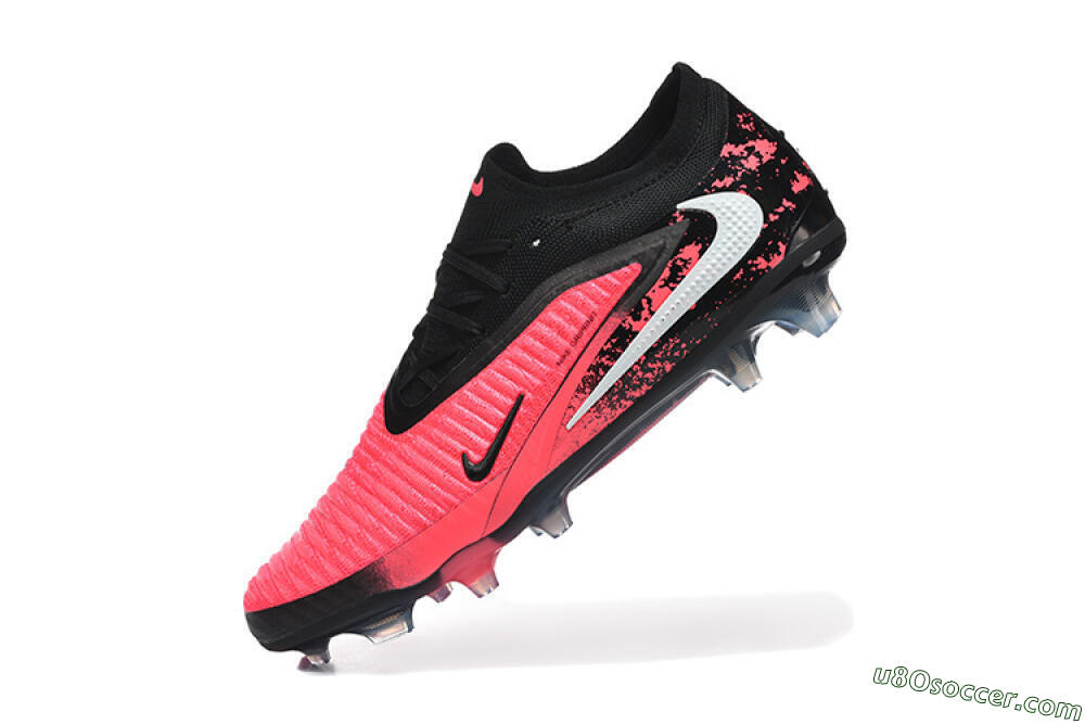 Nike Phantom 6 Elite Low FG Firm Ground Soccer Cleats - Pink/Electric Pink/Black 8