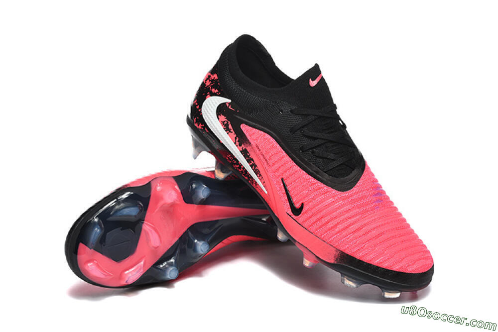 Nike Phantom 6 Elite Low FG Firm Ground Soccer Cleats - Pink/Electric Pink/Black 4