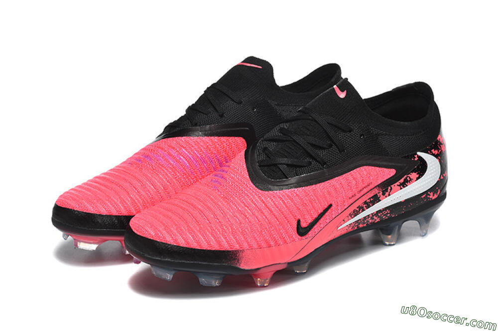 Nike Phantom 6 Elite Low FG Firm Ground Soccer Cleats - Pink/Electric Pink/Black 5