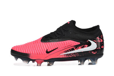 Nike Phantom 6 Elite Low FG Firm Ground Soccer Cleats - Pink/Electric Pink/Black