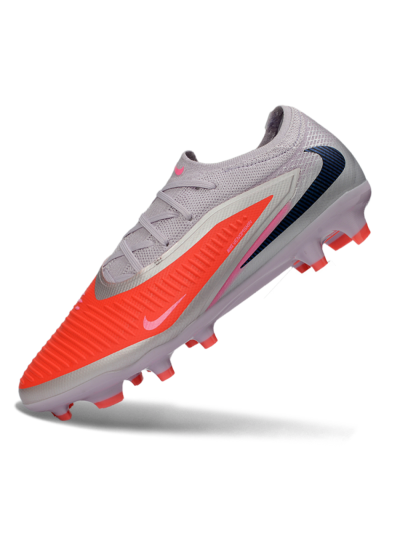 Nike Phantom 6 Elite Low FG Firm Ground Soccer Cleats - Pink/Electric Pink/Light Grey