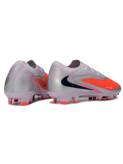 Nike Phantom 6 Elite Low FG Firm Ground Soccer Cleats - Pink/Electric Pink/Light Grey