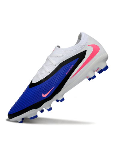 Nike Phantom 6 Elite Low FG Firm Ground Soccer Cleats - Blue/Electric Blue/Neon Pink