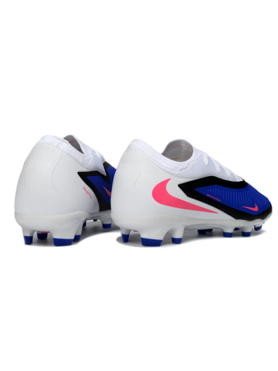 Nike Phantom 6 Elite Low FG Firm Ground Soccer Cleats - Blue/Electric Blue/Neon Pink