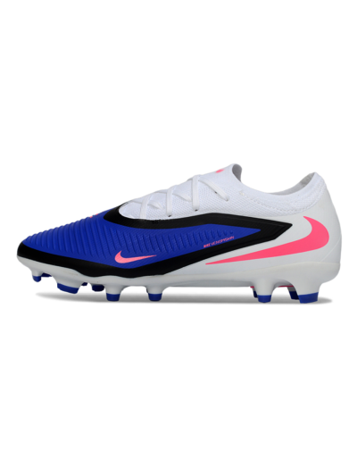 Nike Phantom 6 Elite Low FG Firm Ground Soccer Cleats - Blue/Electric Blue/Neon Pink