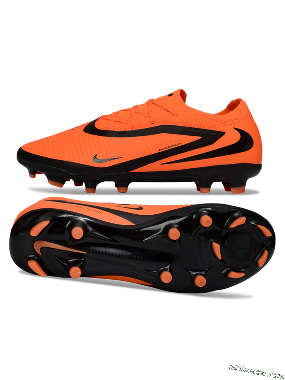 Nike Phantom 6 Elite Low FG Firm Ground Soccer Cleats - Orange/Flame Burst/Shadow Black 0
