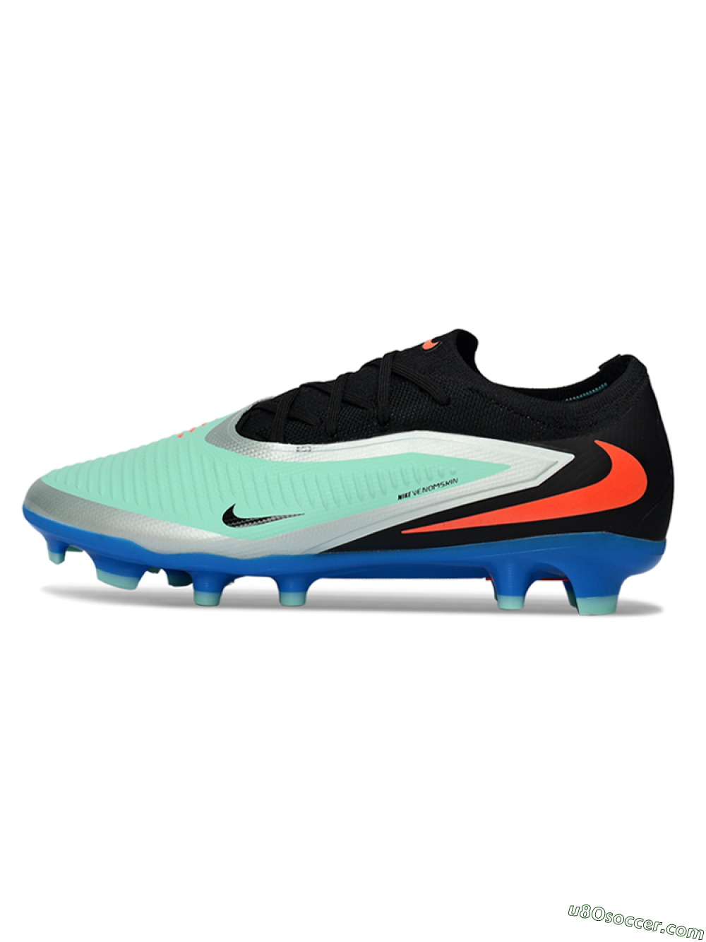 Nike Phantom 6 Elite Low FG Firm Ground Soccer Cleats - Aqua/Coral Blue/Azure 2