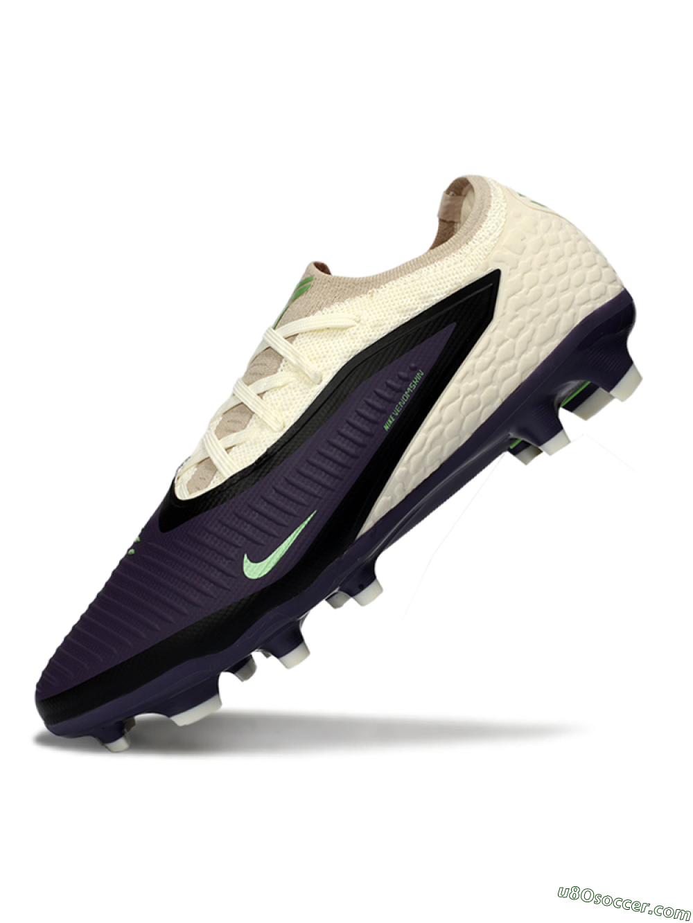 Nike Phantom 6 Elite Low FG Firm Ground Soccer Cleats - Purple/Ivory/Black 5