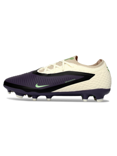 Nike Phantom 6 Elite Low FG Firm Ground Soccer Cleats - Purple/Ivory/Black