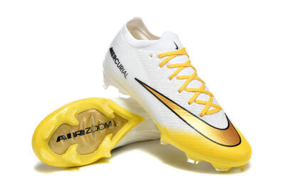 Nike Air Zoom Mercurial Vapor 16 Elite FG Firm Ground Soccer Cleats - Yellow/Bright Yellow/White