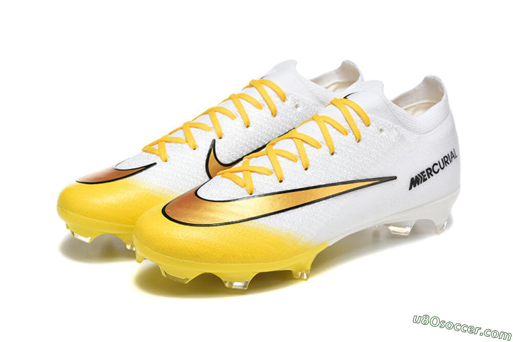 Nike Air Zoom Mercurial Vapor 16 Elite FG Firm Ground Soccer Cleats - Yellow/Bright Yellow/White 5