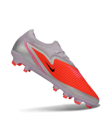 Nike Phantom 6 Elite Low FG Firm Ground Soccer Cleats - Pink/Flame Pink/Sleek Gray