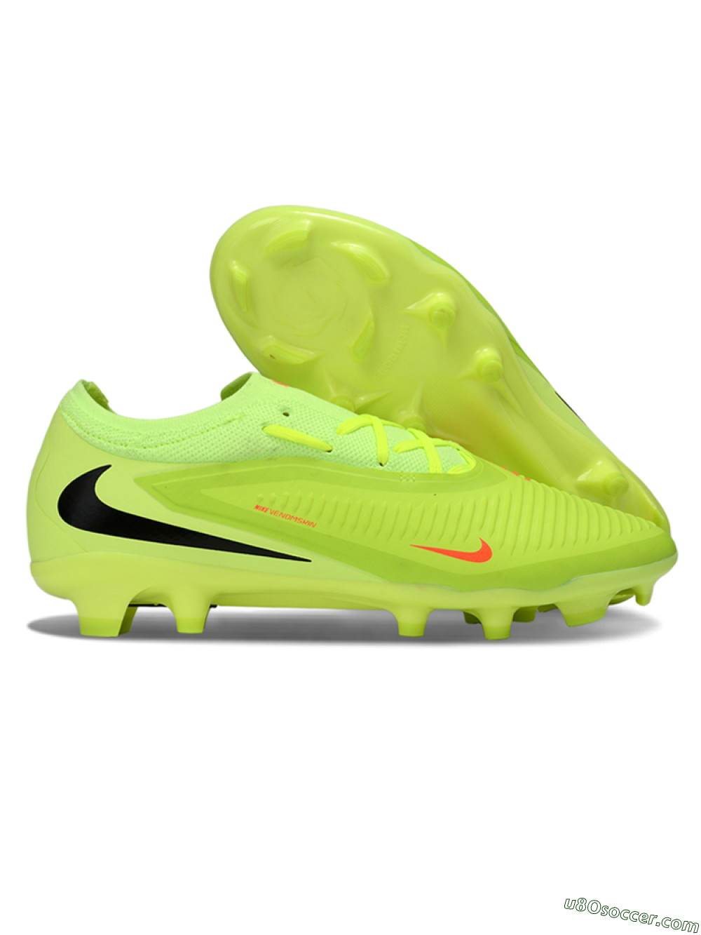 Nike Phantom 6 Elite Low FG Firm Ground Soccer Cleats - Yellow/Neon Yellow/Black 1