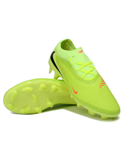 Nike Phantom 6 Elite Low FG Firm Ground Soccer Cleats - Yellow/Neon Yellow/Black