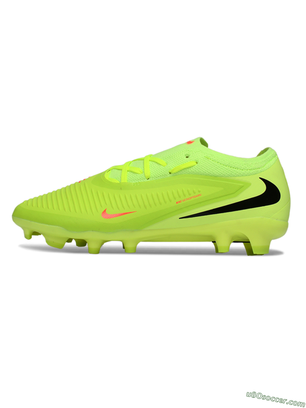 Nike Phantom 6 Elite Low FG Firm Ground Soccer Cleats - Yellow/Neon Yellow/Black 2
