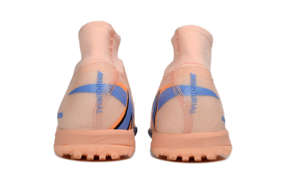 Nike Air Zoom Mercurial Superfly 10 Elite TF Artificial Turf Soccer Shoes - Peach/Royal Blue/Soft Coral