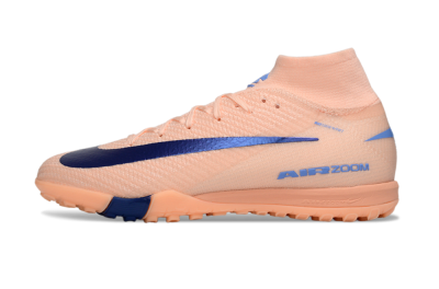 Nike Air Zoom Mercurial Superfly 10 Elite TF Artificial Turf Soccer Shoes - Peach/Royal Blue/Soft Coral