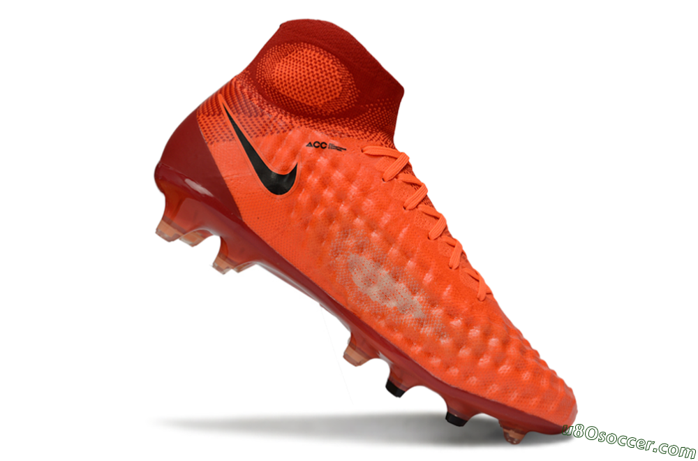 Nike Magista Obra FG Firm Ground Soccer Cleats - Orange/Vibrant Sunset/Crimson Blaze 5