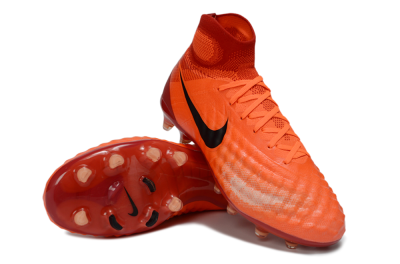 Nike Magista Obra FG Firm Ground Soccer Cleats - Orange/Vibrant Sunset/Crimson Blaze