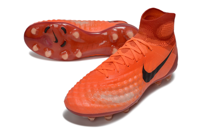 Nike Magista Obra FG Firm Ground Soccer Cleats - Orange/Vibrant Sunset/Crimson Blaze