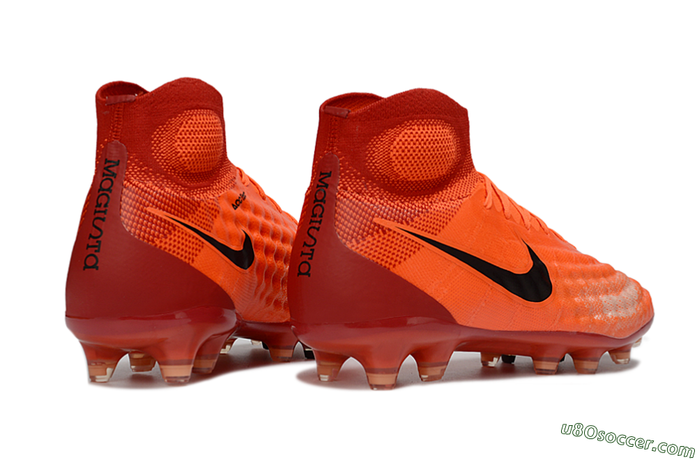 Nike Magista Obra FG Firm Ground Soccer Cleats - Orange/Vibrant Sunset/Crimson Blaze 7