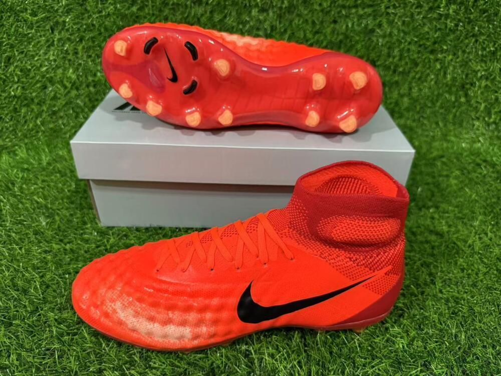 Nike Magista Obra FG Firm Ground Soccer Cleats - Orange/Vibrant Sunset/Crimson Blaze