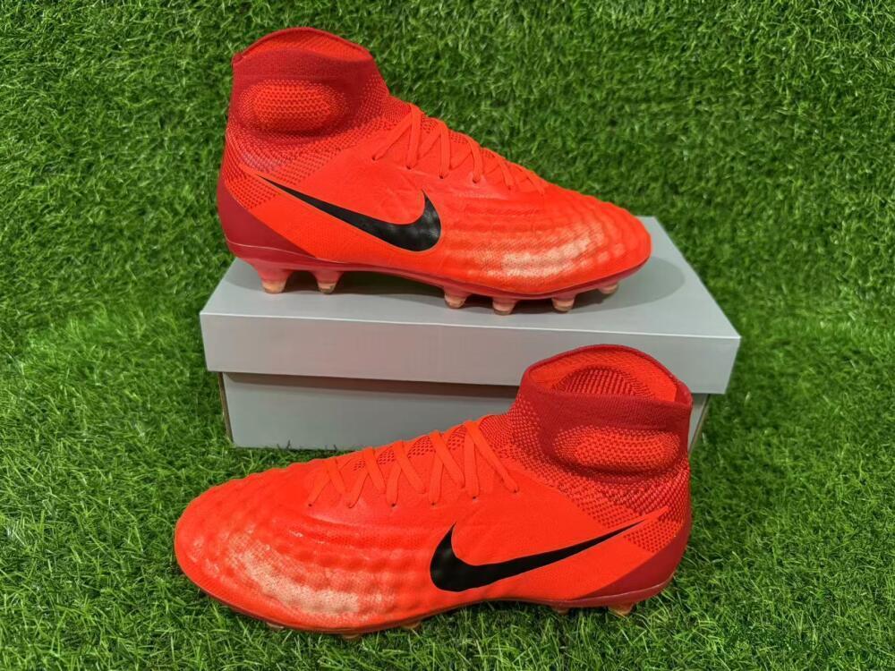 Nike Magista Obra FG Firm Ground Soccer Cleats - Orange/Vibrant Sunset/Crimson Blaze
