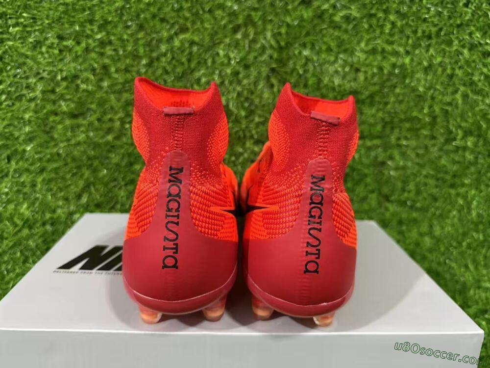 Nike Magista Obra FG Firm Ground Soccer Cleats - Orange/Vibrant Sunset/Crimson Blaze