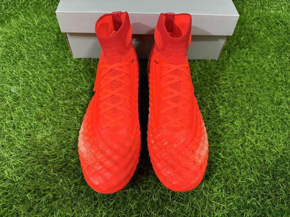 Nike Magista Obra FG Firm Ground Soccer Cleats - Orange/Vibrant Sunset/Crimson Blaze