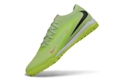 Nike Phantom 6 Elite Low TF Artificial Turf Soccer Cleats - Green/Lime Zest/Neon Vibe