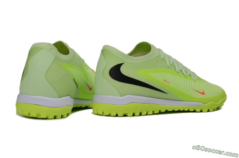 Nike Phantom 6 Elite Low TF Artificial Turf Soccer Cleats - Green/Lime Zest/Neon Vibe 6