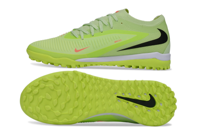 Nike Phantom 6 Elite Low TF Artificial Turf Soccer Cleats - Green/Lime Zest/Neon Vibe