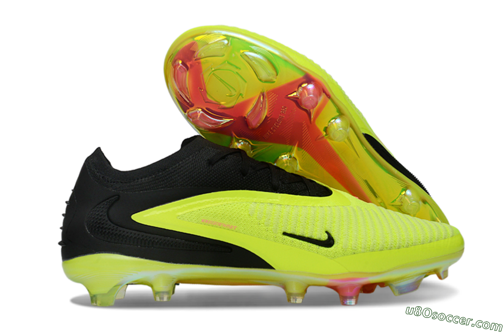 Nike Phantom 6 Low Elite FG Firm Ground Soccer Cleats - Yellow/Electric Green/Black 1