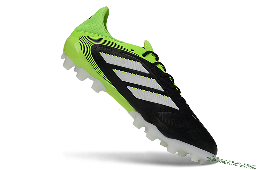 Adidas Copa Pure 3 AG Artificial Grass Soccer Cleats - Black/Electric Green/White 4