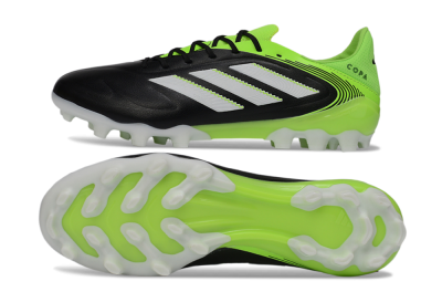 Adidas Copa Pure 3 AG Artificial Grass Soccer Cleats - Black/Electric Green/White