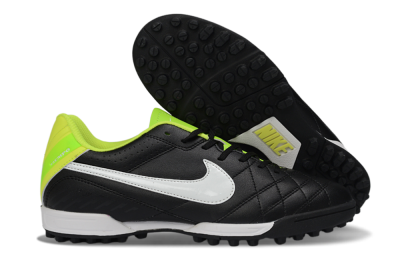 Nike Tiempo Legend Ligera 5 TF Artificial Turf Soccer Shoes - Black/Lime Green/White