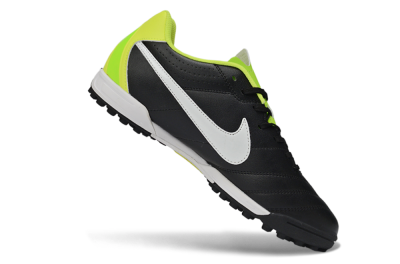 Nike Tiempo Legend Ligera 5 TF Artificial Turf Soccer Shoes - Black/Lime Green/White
