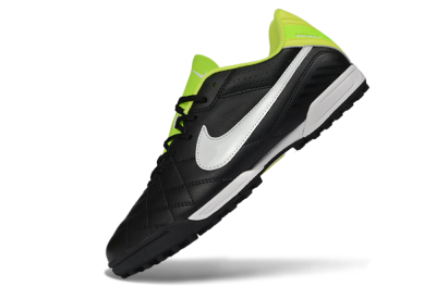 Nike Tiempo Legend Ligera 5 TF Artificial Turf Soccer Shoes - Black/Lime Green/White