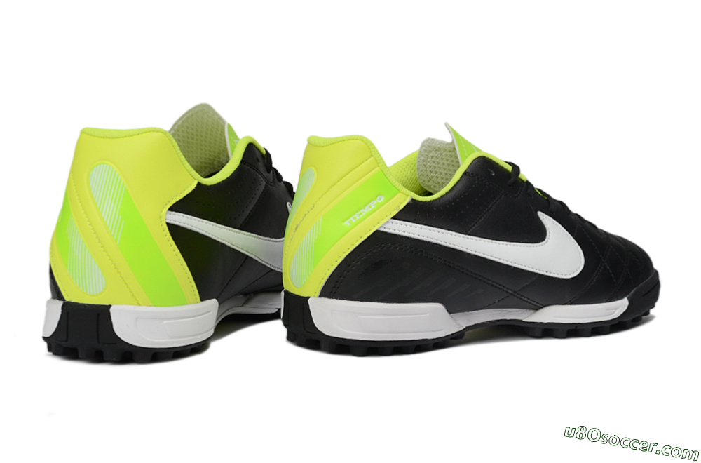 Nike Tiempo Legend Ligera 5 TF Artificial Turf Soccer Shoes - Black/Lime Green/White 6