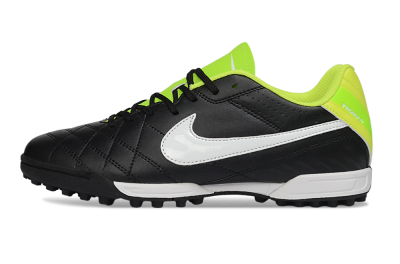 Nike Tiempo Legend Ligera 5 TF Artificial Turf Soccer Shoes - Black/Lime Green/White