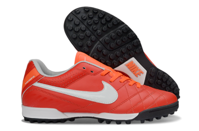 Nike Tiempo Legend Ligera 5 TF Artificial Turf Soccer Shoes - Red/Fiery Sunset/Classic Charcoal