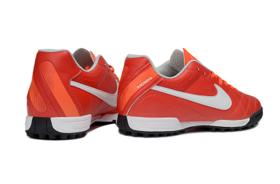 Nike Tiempo Legend Ligera 5 TF Artificial Turf Soccer Shoes - Red/Fiery Sunset/Classic Charcoal