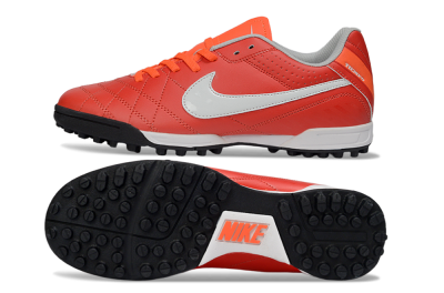 Nike Tiempo Legend Ligera 5 TF Artificial Turf Soccer Shoes - Red/Fiery Sunset/Classic Charcoal