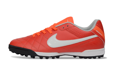 Nike Tiempo Legend Ligera 5 TF Artificial Turf Soccer Shoes - Red/Fiery Sunset/Classic Charcoal