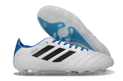 Adidas Copa Icon 2 FG Firm Ground Soccer Cleats - White/Electric Blue/Black
