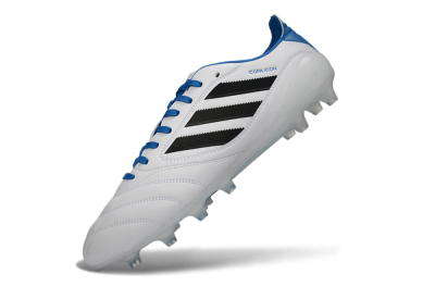 Adidas Copa Icon 2 FG Firm Ground Soccer Cleats - White/Electric Blue/Black